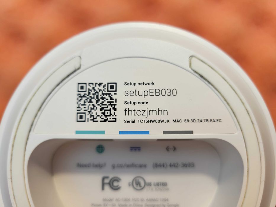 Роутер маршрутизатор Google WiFi AC1200 AC-1304 Mesh точка доступу