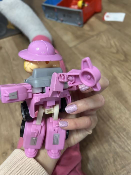 Zabawki pieski psi patrol transformers