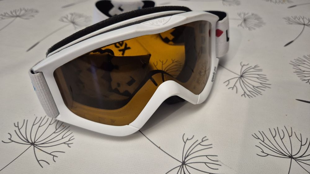 Gogle dziecięce UVEX junior białe