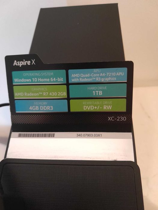 Computador Usado Acer Aspire XC-230 | AMD A4 | 4GB RAM | 932GB HDD