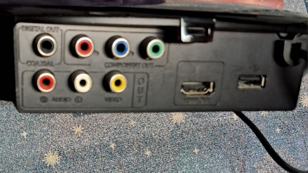 Leitor de DVD elegante compacto samsung