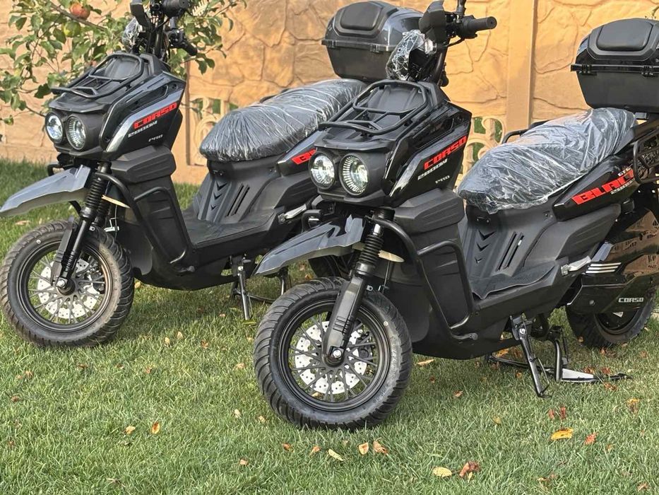 Електро скутер Corso  BLack Fury ( special ) 2800w LFP АКБ 72v40ah