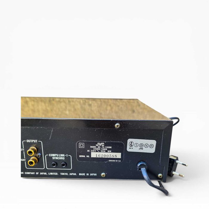 Sintonizador JVC FX-1100BK FM/AM Computer Controlled Tuner — Made in Japan