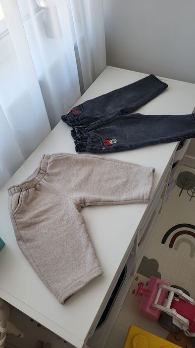 Джинси zara мікі hm утеплені світшот