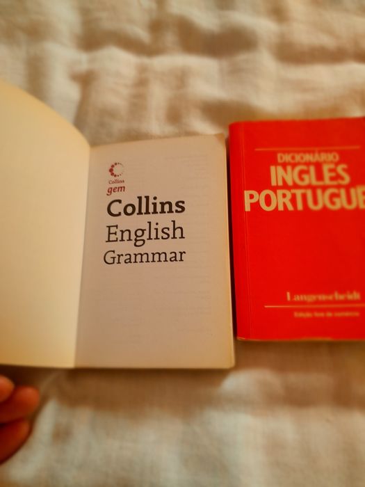 Lote 3 Livros de Bolso Inglês – Mini Dicionário + Collins Grammar + Langenscheidt