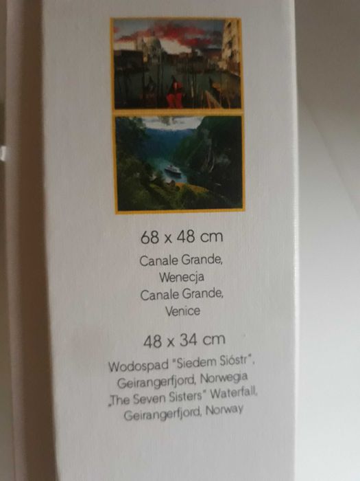 Puzzle Trefl 1000 + 1000 el. Wenecja/ Norwegia