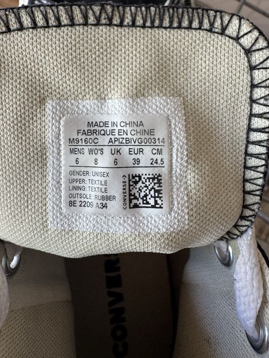 Кеди Converse All Star 39 розмір унісекс