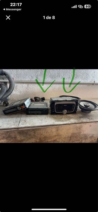 Vendo dois tipo de som