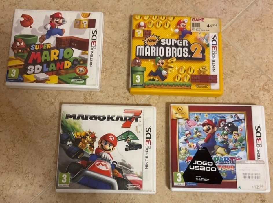 Vários jogos Nintendo 3DS