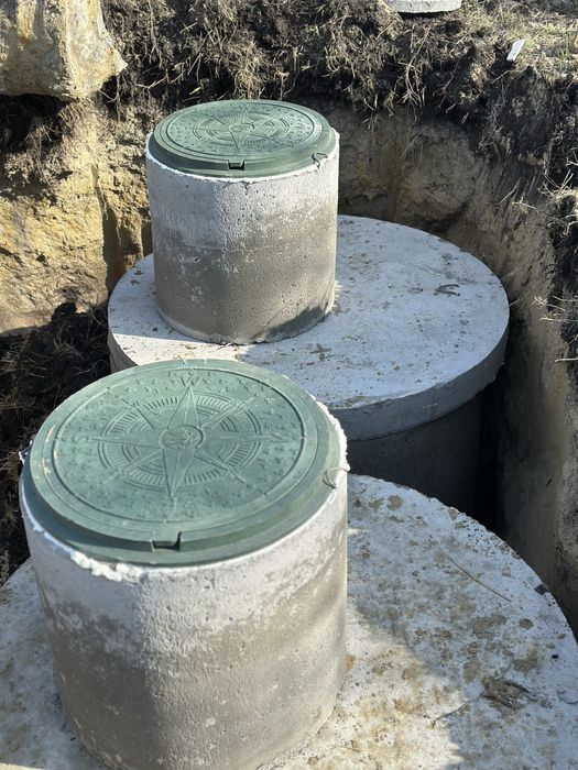 Септик під ключ, копка комуникации, дренажние поля, вигрибние ями