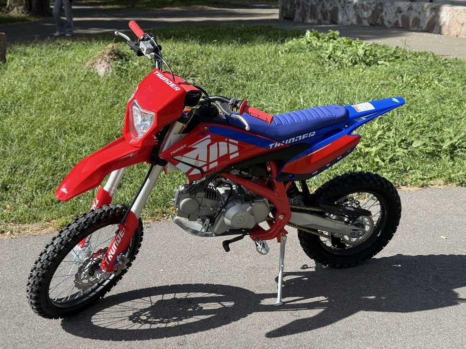 Пітбайк APOLLO THUNDER 125 (17/14)  Доставка вдень замовлення!Гарантія