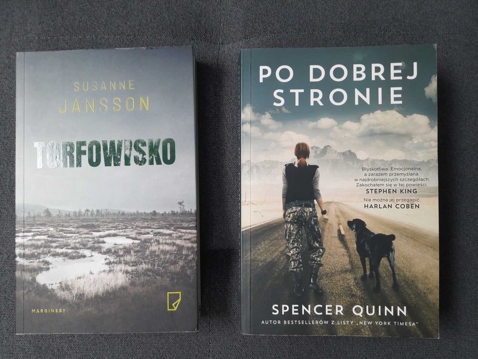 S. Jansson "Torfowisko" , S. Quinn "Po dobrej stronie"