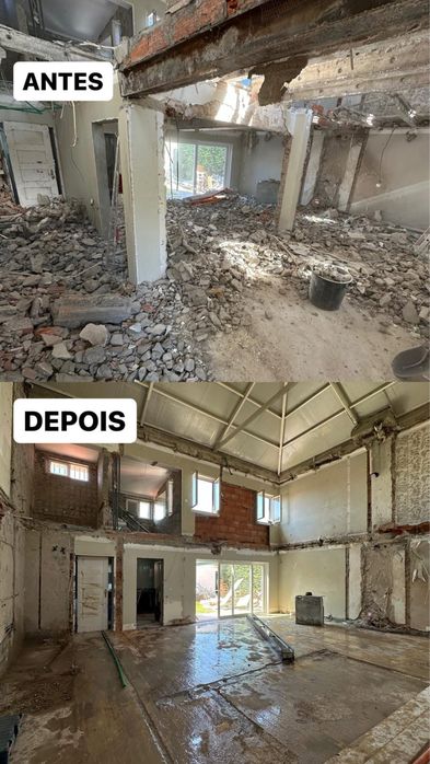 Demolicao e recolha de entulho