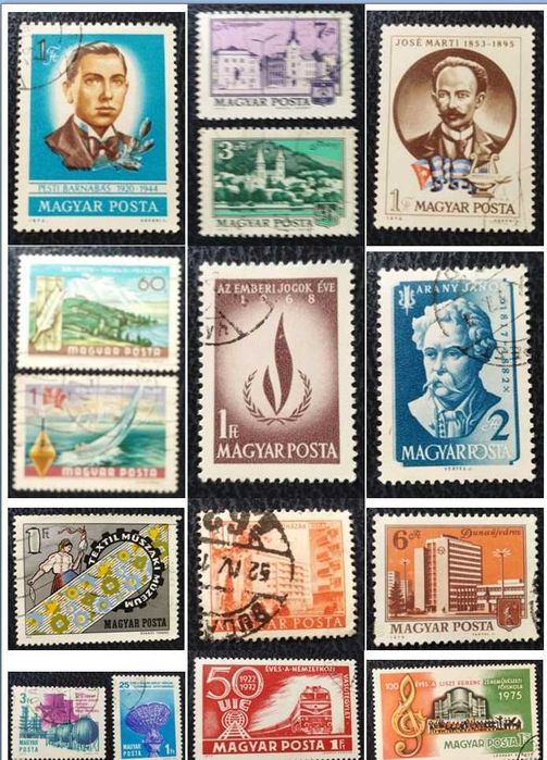 Lote com 41 selos de vários paises para coleção (R018)