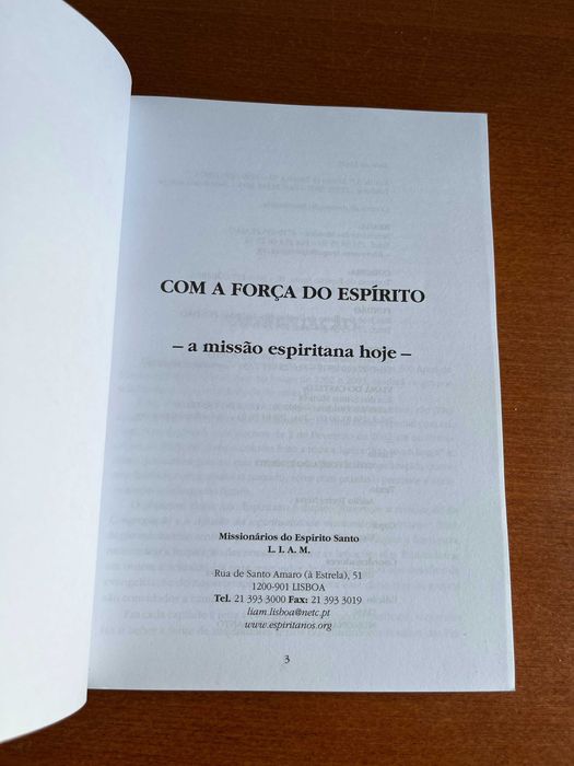 Com a Força do Espírito - A Missão Espiritana Hoje de Adélio Neiva