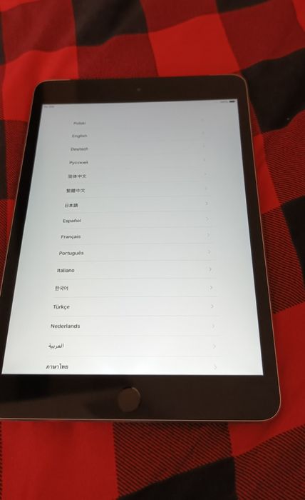 iPad Mini w znakomitym stanie ustawienia fabryczne