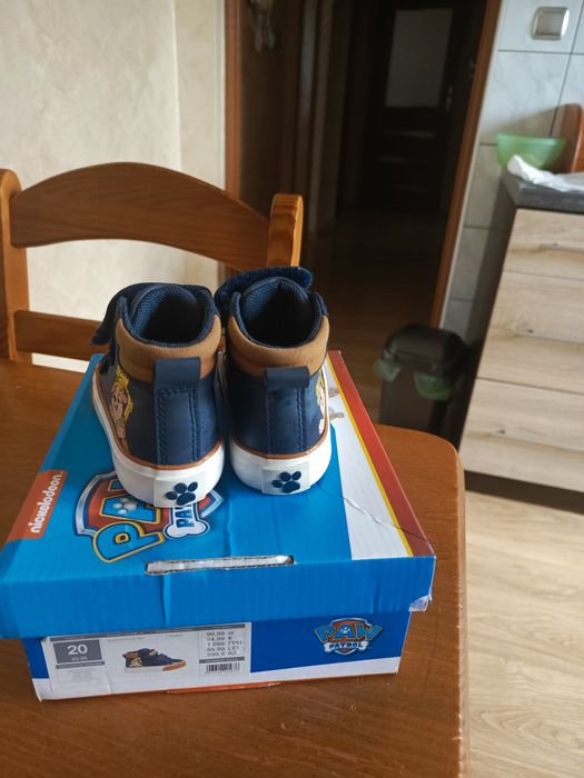 Buty za kostkę psi patrol 20