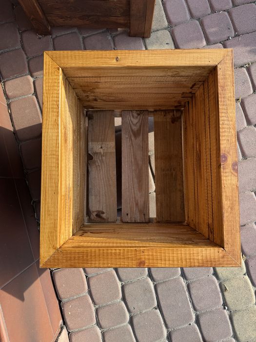 45x45x42 Donice drewniane, donice ogrodowe, donice z drewna