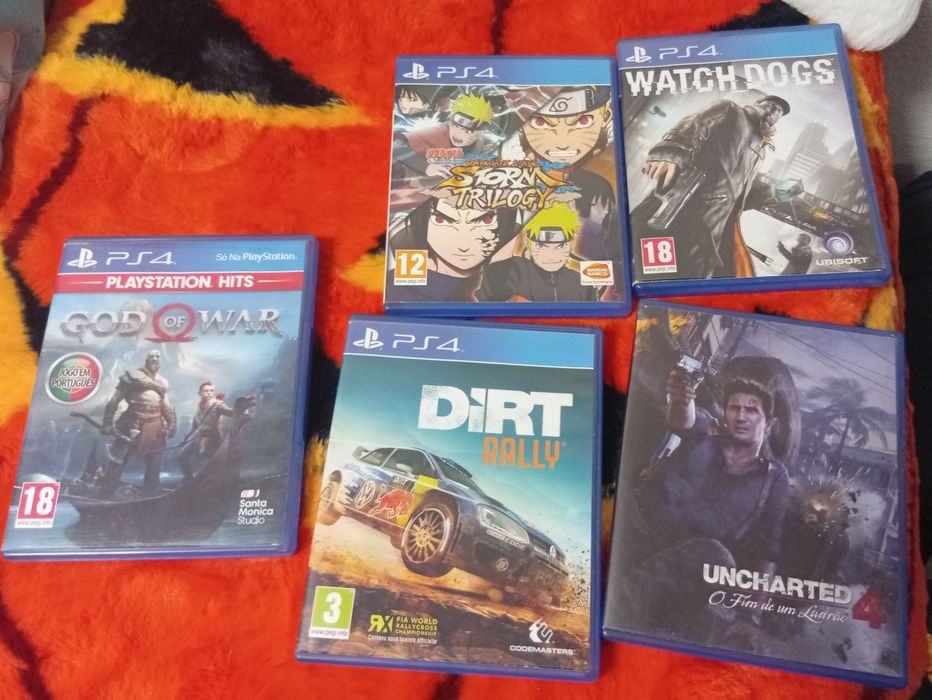 Jogos ps4 ( como novos)