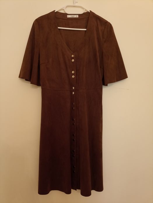 Vestido de camurcine Mango M bom estado