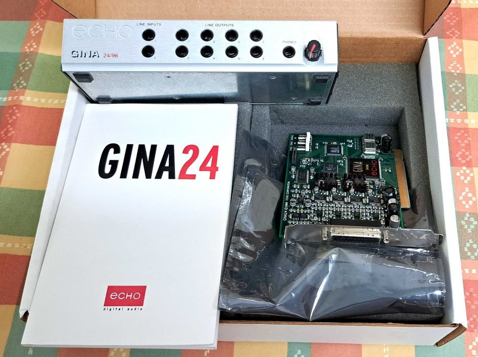 Profesjonalna, studyjna karta muzyczna GINA 24, nowa,