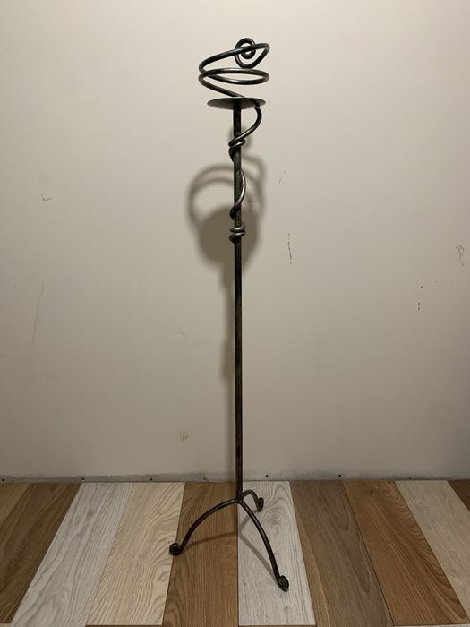 Świecznik metalowy 120cm malowany