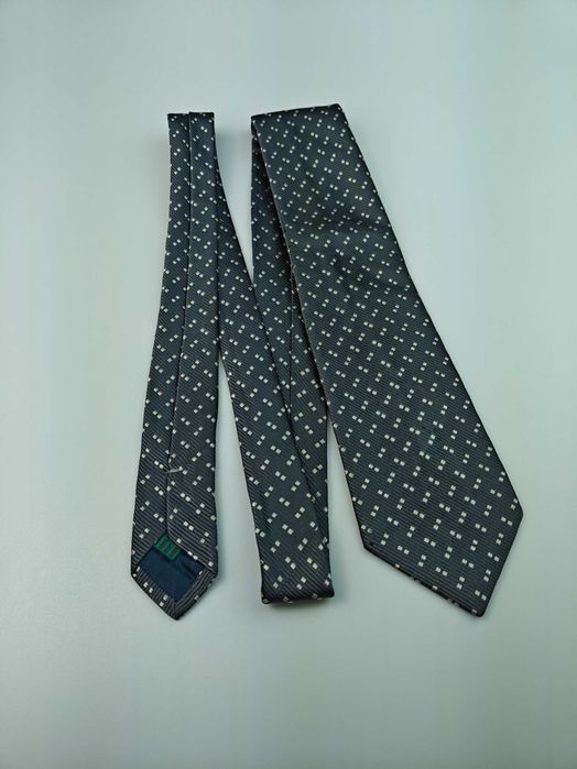 Andrew's Ties szary jedwabny krawat paz18