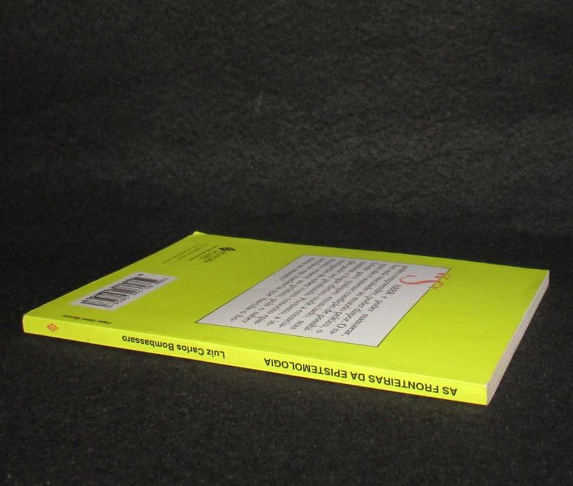 Livro As Fronteiras da Epistemologia Luiz Carlos Bombassaro