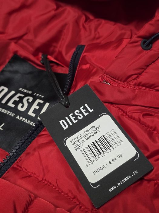DIESEL нова, оригінальна, тепла куртка-пуховик