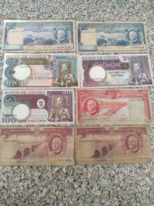 Vendo notas de África