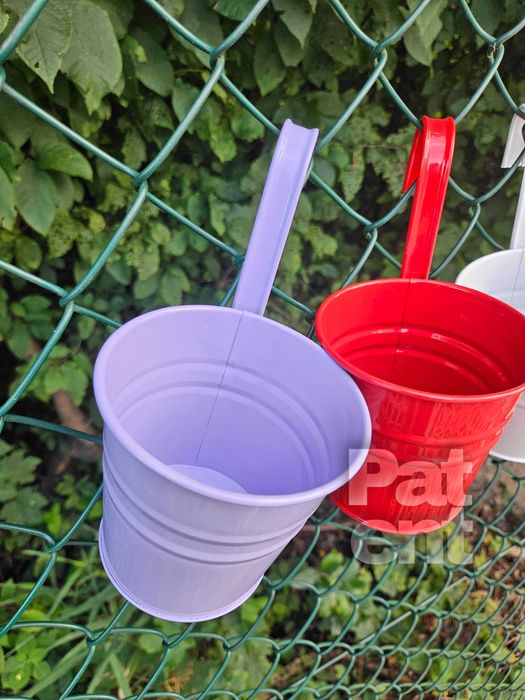 Doniczki kolorowe 10 sztuk na rośliny wiaty do ogrodu na balkon taras