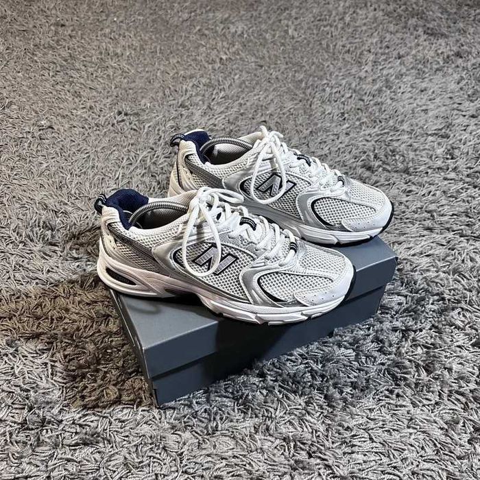New Balance 530 Oddychające buty sportowe casualowe – niebiesko-białe