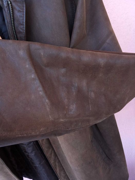 Blusão pele nubuck Zara XL