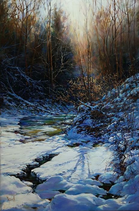 Картина "Сніги шепочуть про весну" худ. Іван Чернов