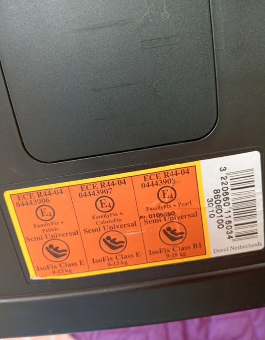 Cadeira Auto BebeConfort com isofix