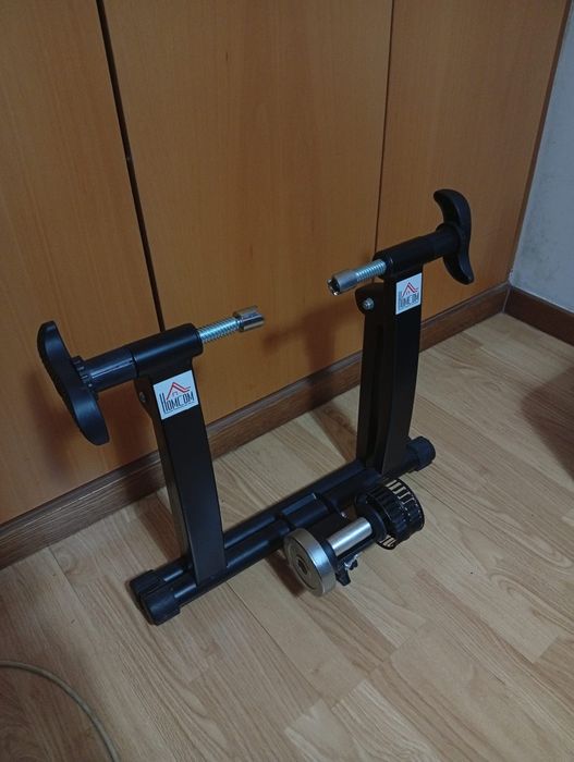 Rolo de Treino para Bicicleta Homcom – Treino Indoor Magnético