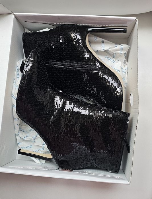 Guess luksusowe botki cekiny roz 41