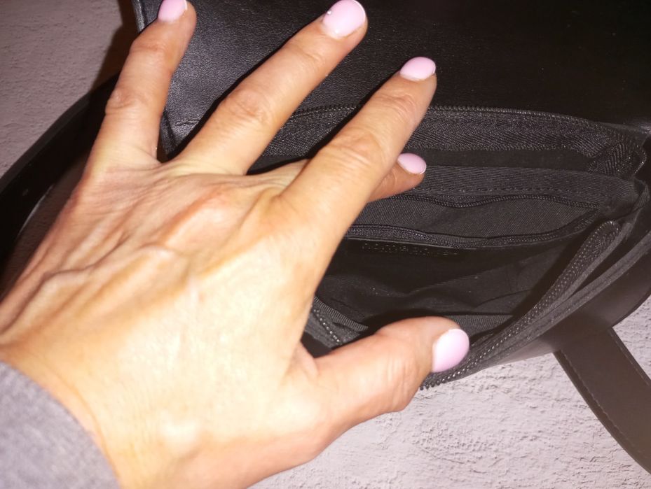 Сумочка чорна бренду Romashka, нова, штучна шкіра, 700 грн