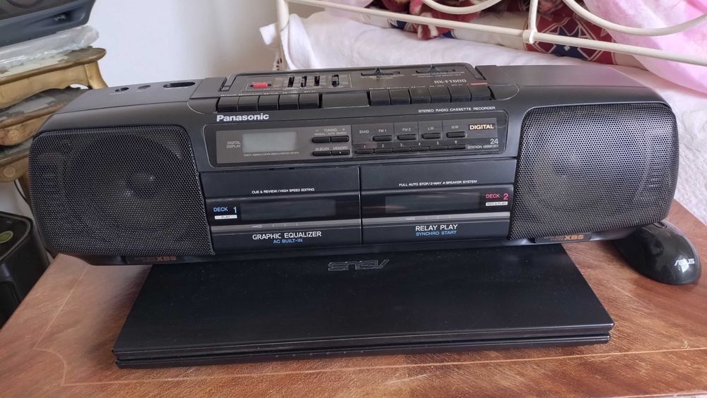 Radio Duplo deck K7 Boombox Panasonic RX-FT600