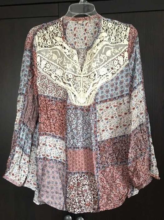 bluzka damska vintage etno folk patchwork