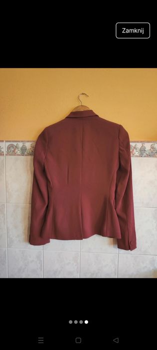 Elegancka marynarka żakiet pastelowa H&M