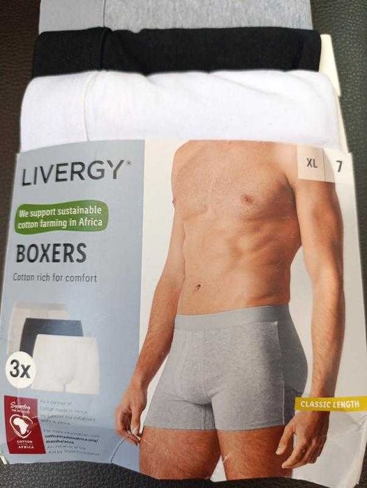 Набір чоловічих трусів боксерів Livergy XL