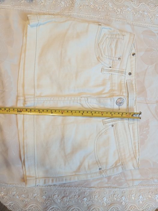 Джинсова коротка юбка