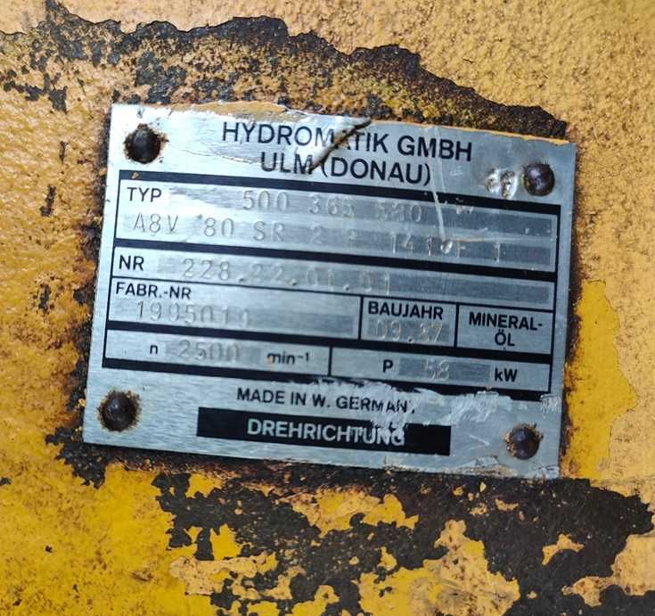 Pompa Hydromatik A8V0 80SR