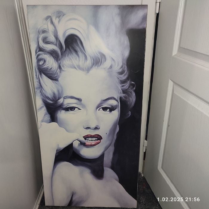 Obraz na drewnianej konstrukcji Marylin Monroe