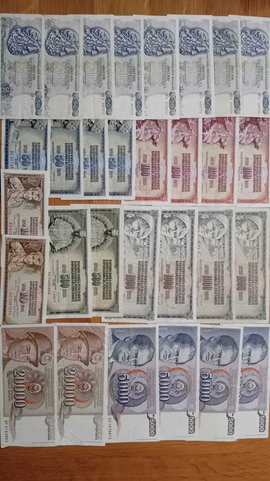 Sprzedam banknoty z Europy