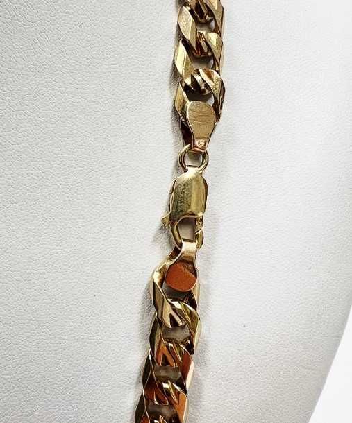 Złoty męski łańcuch próby 585 - 76,35g