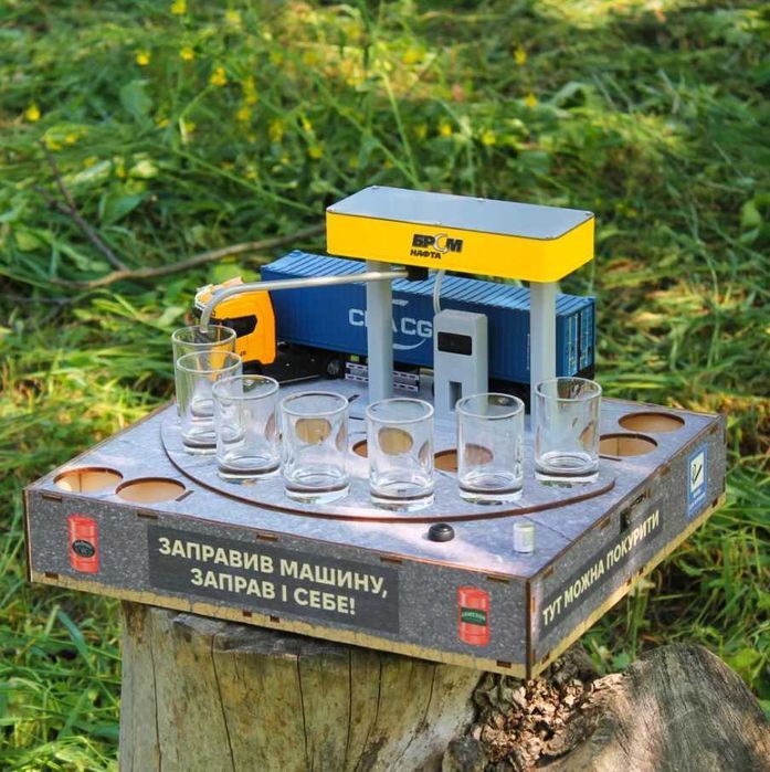 Автоматичний наливатор Комбайнер на 7 чарок автобармен наливайка МАН