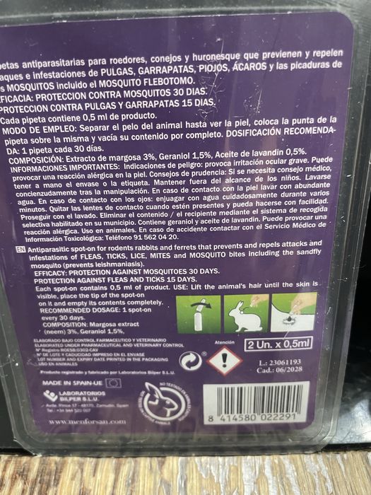 Pipetas exoticos