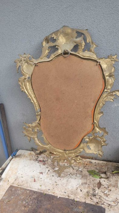 Espelho Latão Antigo